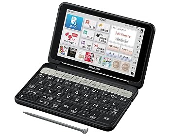 【中古】シャープ カラ―電子辞書 Brain 高校生モデル ブラック系 PW-SH4-B