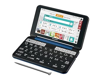 【中古】シャープ カラー電子辞書 Brain 高校生向け上位モデル ネイビー系 2019年春モデル PW-SS6-K 11,960円
