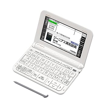 【中古】カシオ 電子辞書 エントリーモデル エクスワード XD-EZ4000 10コンテンツ ホワイト|ハッピーストア藤岡
