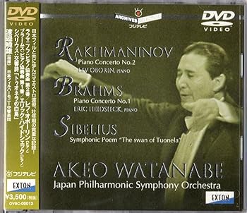 【中古】(非常に良い)ラフマニノフ : ピアノ協奏曲 第2番 / ブラームス:ピアノ協奏曲 第1番 / シベリウス:交響詩「トゥオネラの白鳥」[DVD]