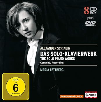 【中古】Maria Lettberg - Scriabin Das Solo-Klavierwerk The Solo Piano Works (8CD+DVD)