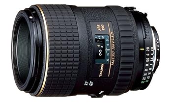【中古】Tokina マクロレンズ AT-X M100 PRO D 100mm F2.8 MACRO ニコン用 フィルム/デジタル一眼対応