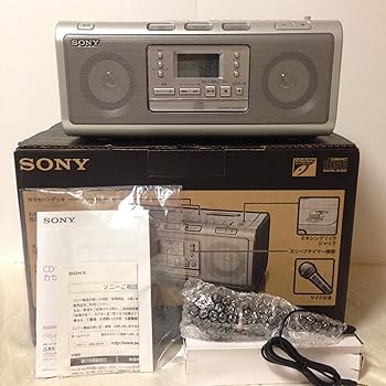 【中古】SONY CDラジカセ W78 しろがね色 CFD-W78/S