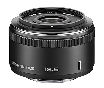 【中古】（人並み外れたに好いたらしい）Nikon 単興味の中心水晶体 1 NIKKOR 18.5粍 f/1.8 黒いこと ニコンCX初期化専用