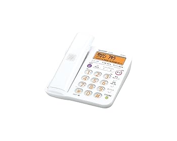 【中古】シャープ デジタルコードレス電話機 親機のみ 1.9GHz DECT準拠方式 ホワイト系 JD-G55C-W
