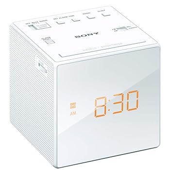 【中古】ソニー(SONY) 時辰儀ラジオ受信機 ICF-C1 : FM/AM/広広としたFM相応う おやすみタイマー 白いこと ICF-C1 W