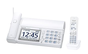 【中古】パナソニック おたっくす デジタルコードレスFAX 子機1台付き 1.9GHz DECT準拠方式 ホワイト KX-PD604DL-W
