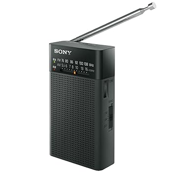 【中古】ソニー ハンディーポータブルラジオ ICF-P26 : FM/AM/ワイドFM対応 縦置き型 ブラック ICF-P26 B