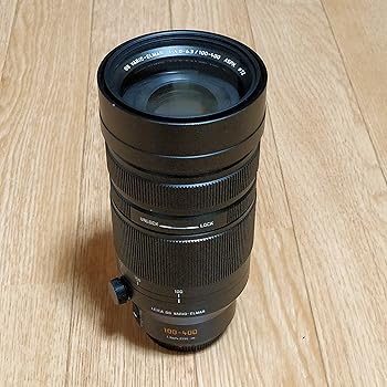 【中古】パナソニック 超望遠望遠レンズ マイクロフォーサーズ用 ライカ DG VARIO-ELMAR 100-400粍/F4.0-6.3 ASPH./POWER O.I.S H-RS100400
