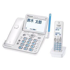【中古】パナソニック 電話機 RU・RU・RU VE-GZ71DL-W [パールホワイト]