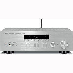 【中古】ヤマハ 網状組織受信システム 広広としたFM/AMラジオ受信機/Wi-Fi/Bluetooth/ハイレゾ音源相応う しろがね色 R-N303(S)