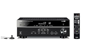 【中古】ヤマハ(YAMAHA) AV受信システム 黒いこと RX-V385(B)
