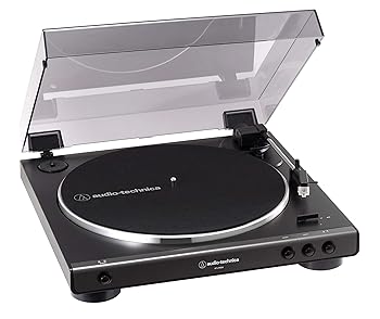 【中古】オーディオテクニカ フルオート レコードプレーヤー AT-LP60X 33/45回転対応 ベルトドライブ ダークガンメタリック AT-LP60X DGM