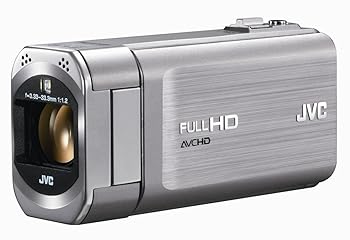 【中古】JVCケンウッド JVC EVERIO ハイビジョンメモリームービー 内蔵メモリー64GB シルバー GZ-V590-S