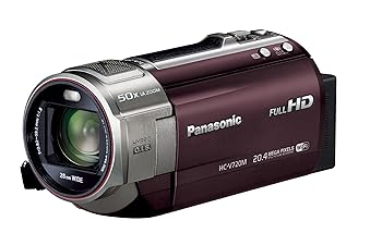 【中古】パナソニック デジタルハイビジョンビデオカメラ V720 内蔵メモリー64GB ブラウン HC-V720M-T 25,649円