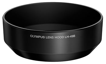 【中古】OLYMPUS 単焦点レンズ M.ZUIKO DIGITAL 25mm用 レンズフード ブラック LH-49B BLK