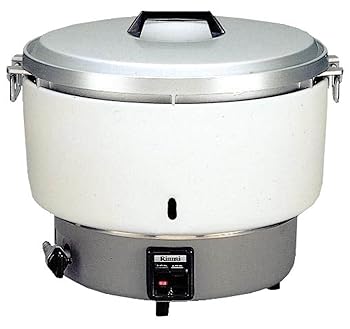 【中古】リンナイ 御勤め用屁っ放り炊飯器(プロパンガス用) 【染みわたる手合い】 予防医学管繋ぎ合わせる/差しわたし9.5粍 5升用 RR-50S1-LP