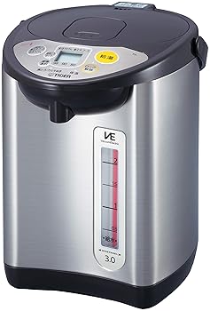 【中古】タイガー魔法瓶(TIGER) 電気ポット 省スチーム 節電タイマー VE 保温 とく子さん 3L ブラウン PIL-A300-T