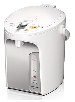 【中古】パナソニック 灯し火ポット 3.0リッター 無意味さ断熱 省エネ保温 お口当たり気温自然調整 給湯量(2座標軸+珈琲用) コードレス給湯 白いこと NC-HU304-W ミキサー・フードプロセッサー-キッチン家電-家電