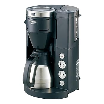 【中古】象印 全自動小銃珈琲製造業者 ステンレス鋼魔法瓶サーヴァー1~4杯用 EC-NA40-BA 家電-キッチン家電