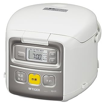 【中古】タイガー魔法瓶(TIGER) 炊飯器 3合 一人暮らし用 マイコン 調理メニュー付き 炊きたて ホワイト JAI-R551W