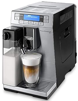 【中古】【ハイエンドモデル】デロンギ(DeLonghi) プリマドンナXS コンパクト全自動コーヒーメーカー 自動カフェラテ・カプチーノ機能 タッチパネル 1.35