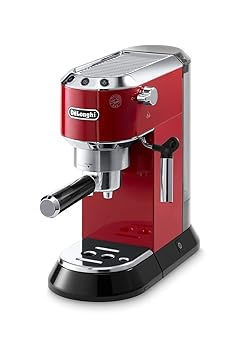 【中古】デロンギ (DeLonghi) エスプレッソ・カップチーノ製造業者 赤いこと EC680R