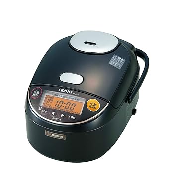 【中古】象印 炊飯器 5.5合 剪断応力IH式 限界炊き 黒まる厚釜 靉靆たる赤銅色 NP-ZD10-TD