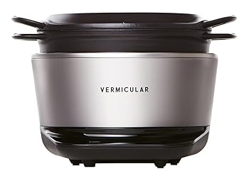 【中古】バーミキュラ ライスポット 5合炊き 炊飯器 ソリッドシルバー 専用 RP23A-SV
