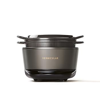 【中古】バーミキュラ ライスポットミニ 3合炊き 炊飯器 トリュフグレー 専用 RP19A-GY