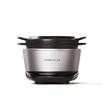 【中古】バーミキュラ ライスポットミニ 3合炊き 炊飯器 ソリッドシルバー 専用 RP19A-SV