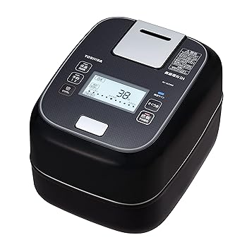 【中古】東芝 炊飯器 5.5合 無意味さ翦断応力IH 玄米教科課程付 日本製 保温40第四次元 合わせ炊き グランブラック RC-10ZWM(K)