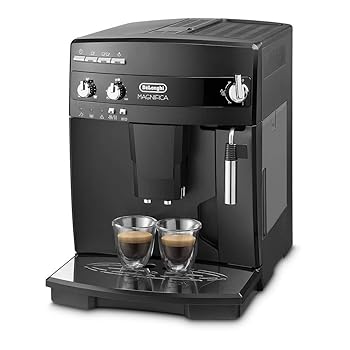 【中古】デロンギ(DeLonghi)全自動コーヒーメーカー ミルク泡立て手動 ブラック マグニフィカ ESAM03110B