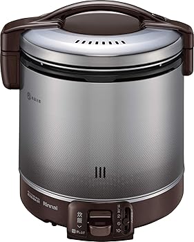 【中古】リンナイ 屁っ放り炊飯器 「こがまる」 1升 RR-100FS(DB) 赤銅色 プロパンガス用 RR-100FS(DB)/LP