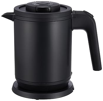 【中古】(非常に良い)タイガー魔法瓶(TIGER) 電気ケトル 湯沸かし ステンレス わく子 0.8L 転倒お湯漏れ防止 カラ炊き防止 蒸気レス マットブラック PCK-A080KM|ハッピーストア藤岡
