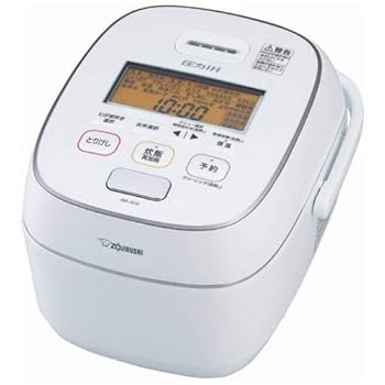 【中古】象印マホービン 炊飯器 5.5合 ホワイト NW-JU10-WA