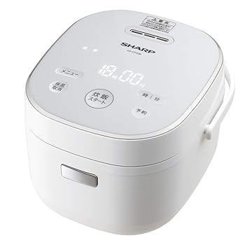 【中古】シャープ 炊飯器 KS-CF05B-W 3合 一人暮らし マイコン パン調理機能 ホワイト 10,336円