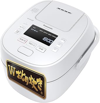 【中古】パナソニック 炊飯器 1升 変数剪断応力IH式 Wおどり炊き 白いこと SR-MPW180-W
