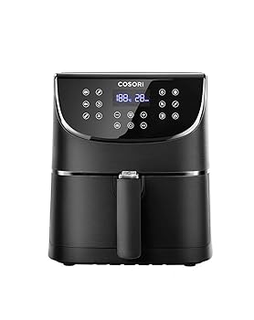 【中古】COSORI ノンフライヤー 3.5L 1-4人適用 エアフライヤー 電気 過熱保護 13種プリセット 日本語 PSE認証済 ブラック CP137-AF