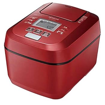 【中古】日立 炊飯器 5.5合 圧力IH ふっくら御前 メタリックレッド RZ-V100DM-R
