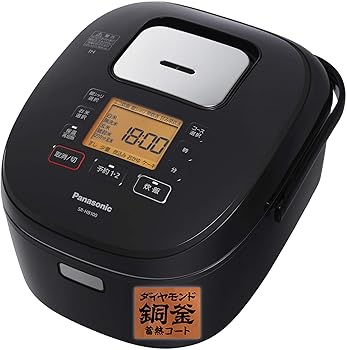 【中古】パナソニック 炊飯器 5.5合 IH式 ブラック SR-HB100-K