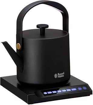 【中古】大石アンドアソシエイツ ラッセルホブス 電気ケトル 温度調整可能 0.6L Tkettle ブラック 7106JP-BK|ハッピーストア藤岡