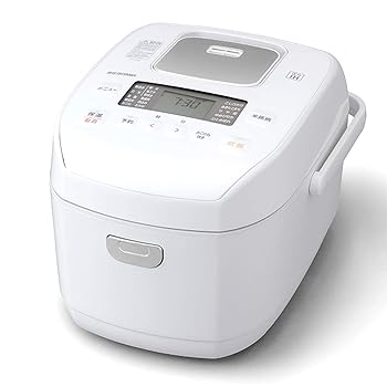 【中古】アイリスオーヤマ 炊飯器 圧力IH 5.5合 40銘柄炊き分け機能 極厚火釜 ホワイト RC-PD50-W