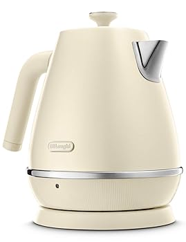 【中古】(非常に良い)DeLonghi(デロンギ) De'Longhi電気ケトル ディスティンタ・ペルラ KBIN1200J-Y ステンレス 1.0L 見やすい水量計 異物混入防止フィルタ 空だき防|ハッピーストア藤岡
