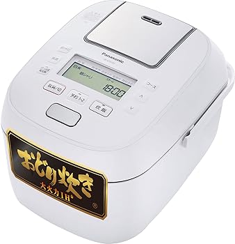 【中古】パナソニック 炊飯器 5.5合 大射撃能力おどり炊き 水蒸気\u0026全面熱のある状態6段IH式 白いこと SR-STS101-W