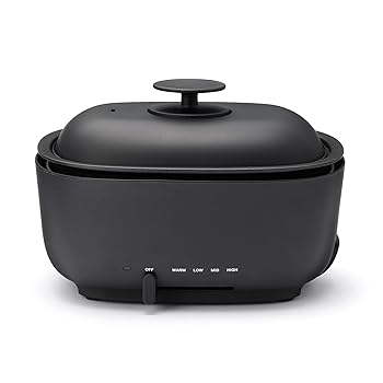 【中古】無印良品 深型ホットプレート 黒 MJ-HPFK1 44821893