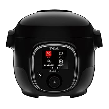 【中古】ティファール 電気圧力鍋 3L 内蔵250レシピ 「クックフォーミー ブラック」 圧力調理 1台7役 CY8748JP
