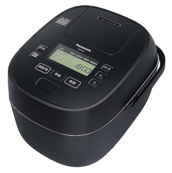 【中古】パナソニック 炊飯器 5.5合 急減圧弁膜 おどり炊き 全面熱のある状態5段IH式 黒いこと SR-M10A-K