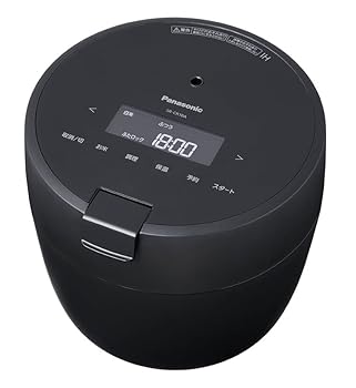 【中古】パナソニック 炊飯器 5合 剪断応力IH 新遣って行く 一人暮らし パウダーコンパクト大いさ 自動小銃膳立て鍋 無水膳立て/冷ややかさ膳立て能力のある ふた食洗機相応う 黒いこと SR-CR10A-K