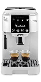 【中古】De’Longhi (デロンギ) 全自動小銃珈琲機関 マグニフィカスタート ECAM22020W 珈琲製造業者 エスプレッソ機関 全3献立て表 カフェジャポ